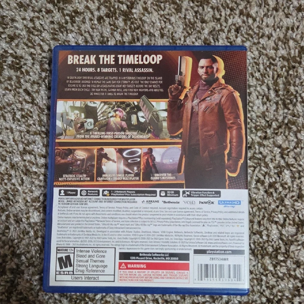 PS5 Deathloop Game For PlayStation 5